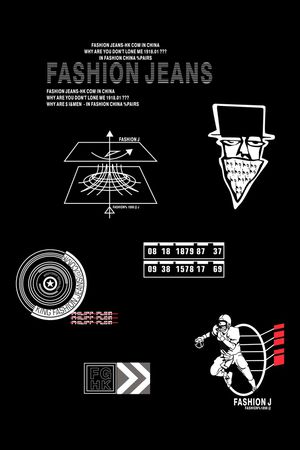 抽象印花华亿平台图片