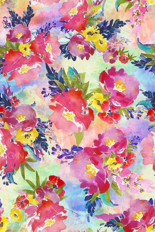 手绘印花华亿平台图片