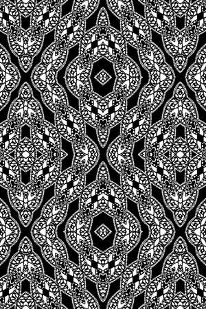 黑白花印花华亿平台图片