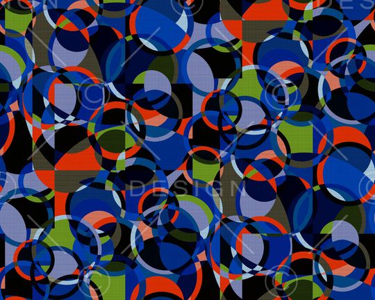 不规则几何印花华亿平台图片