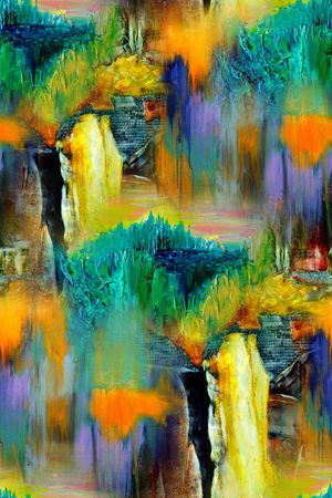 抽象印花华亿平台图片