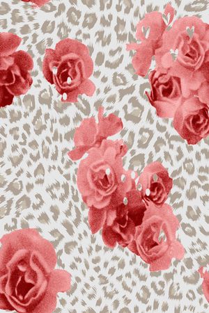 豹纹印花华亿平台图片