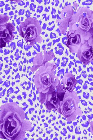 豹纹印花华亿平台图片