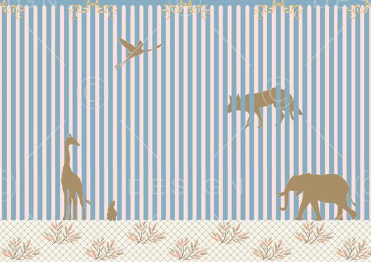 条纹印花华亿平台图片