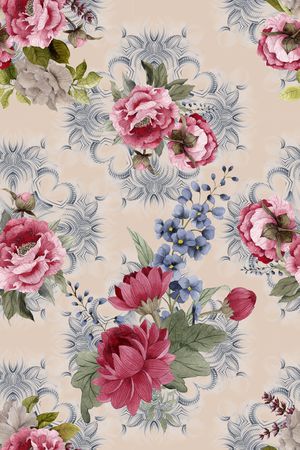 花纹印花华亿平台图片