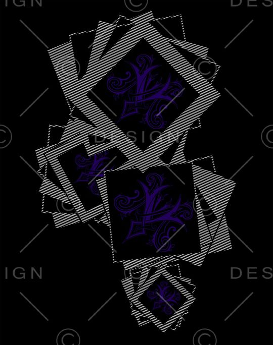 胸花图案印花华亿平台图片