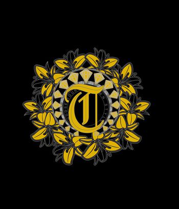 胸花图案印花华亿平台图片