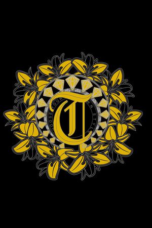 胸花图案印花华亿平台图片