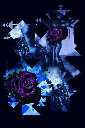 胸花图案印花华亿平台图片