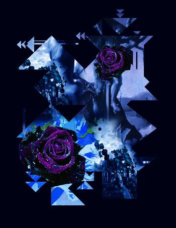 胸花图案印花华亿平台图片