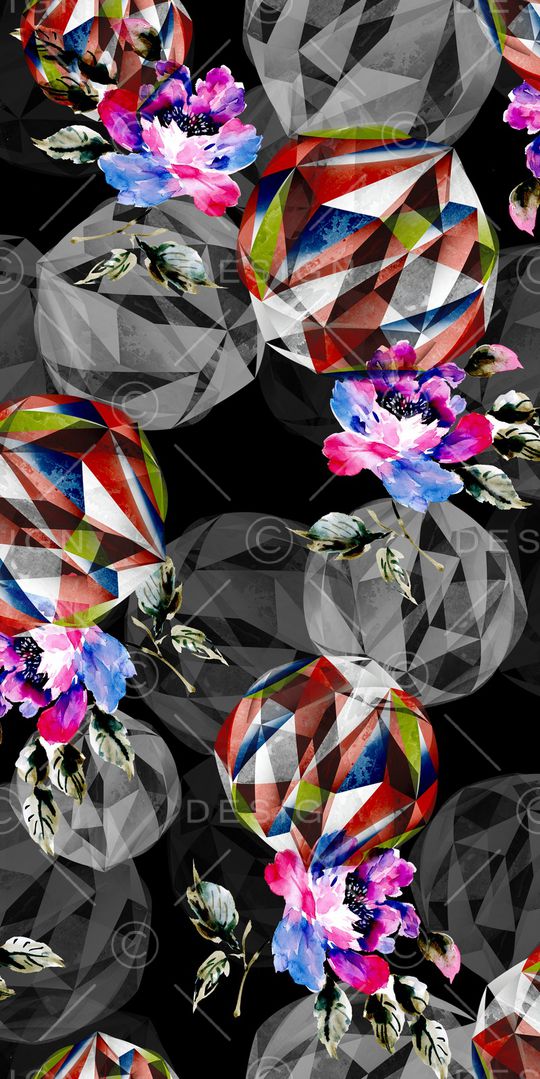 圆形印花华亿平台图片