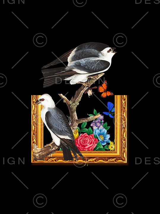 小鸟印花华亿平台图片