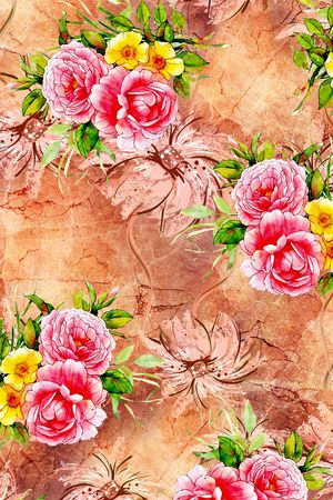 乱花印花华亿平台图片