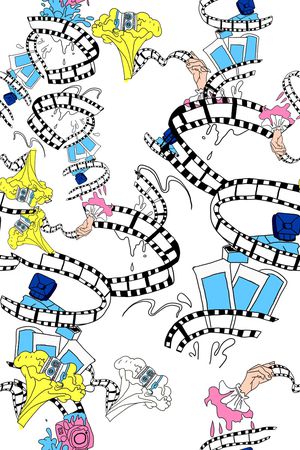 小清新印花华亿平台图片