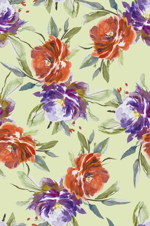 手绘印花华亿平台图片