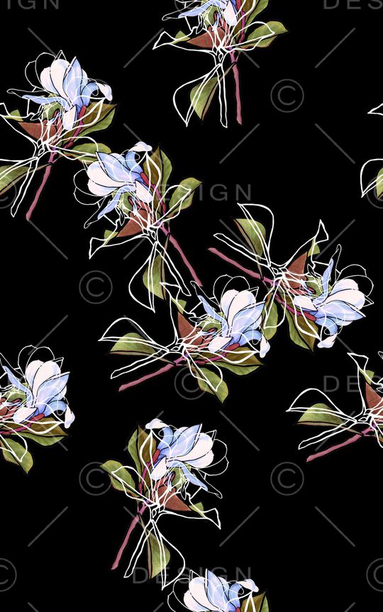 玫瑰印花华亿平台图片