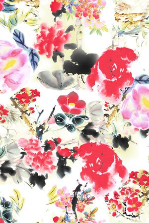 春秋华亿平台印花华亿平台图片