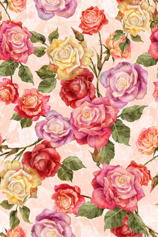 花朵印花华亿平台图片