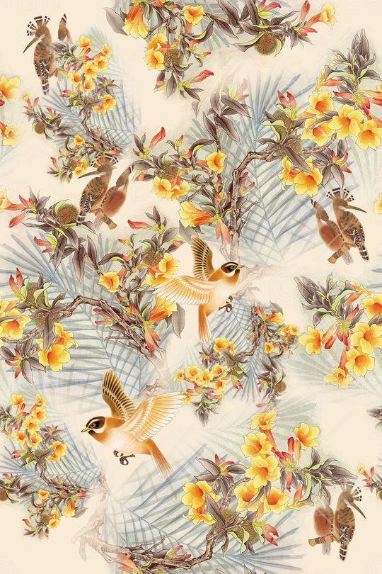 花朵印花华亿平台图片