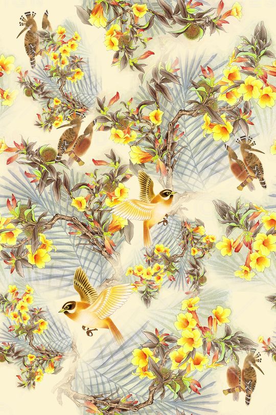 花朵印花华亿平台图片