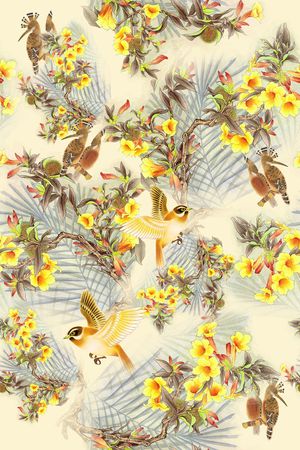 花朵印花华亿平台图片