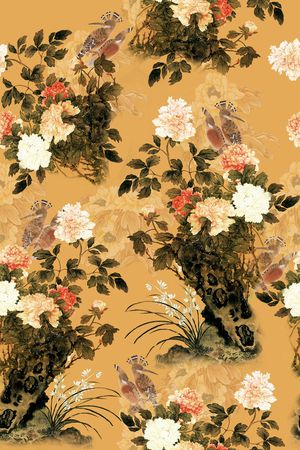 花朵印花华亿平台图片