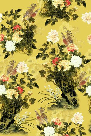 花朵印花华亿平台图片