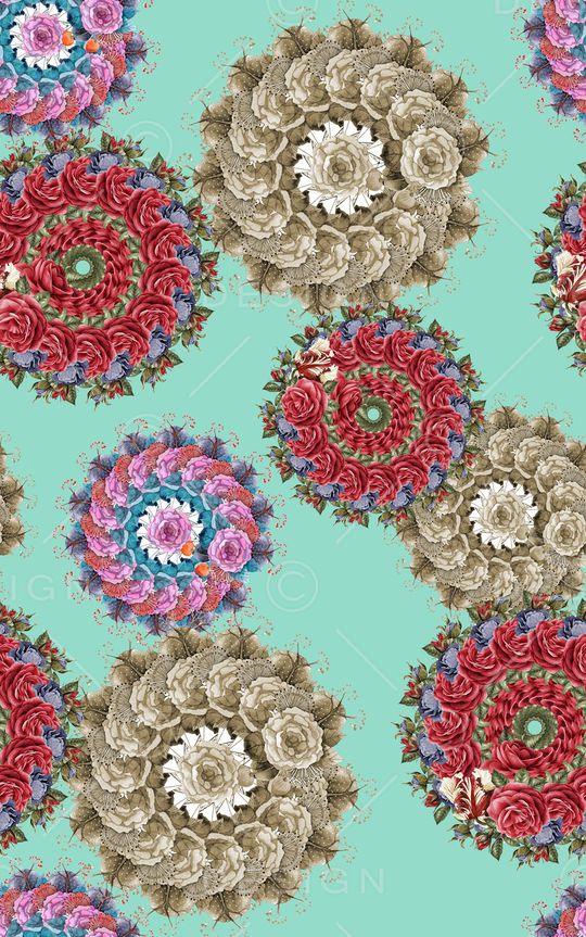 民族风印花华亿平台图片