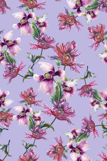 758557-手绘立体花卉