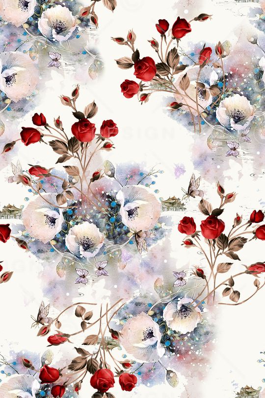 中国风印花华亿平台图片