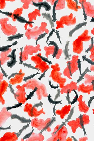 鱼印花华亿平台图片