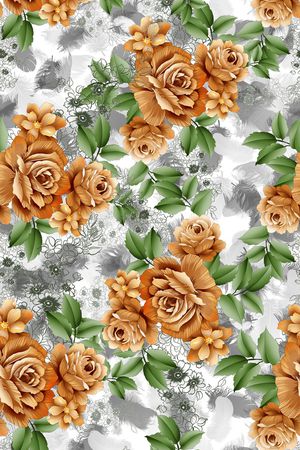 乱花印花华亿平台图片