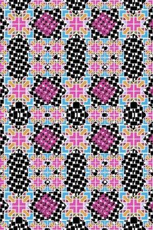 不规则几何印花华亿平台图片