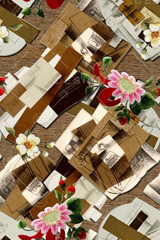 抽象印花华亿平台图片