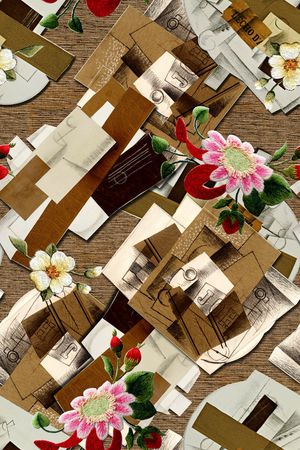 抽象印花华亿平台图片