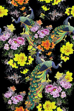 花朵印花华亿平台图片