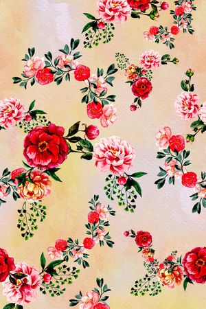 玫瑰印花华亿平台图片