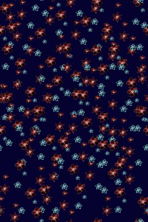 三色堇印花华亿平台图片