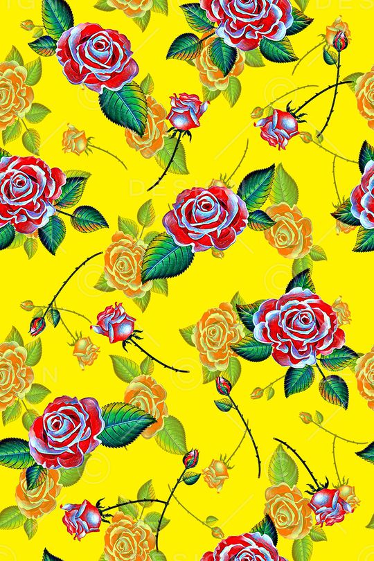 轻松花卉印花华亿平台图片