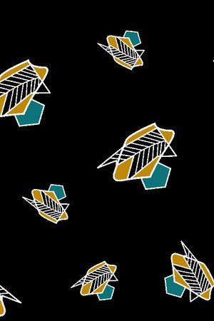 不规则几何印花华亿平台图片