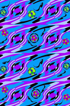 旋转足球床品红色紫色印花华亿平台图片