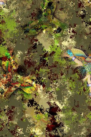 几何印花华亿平台图片