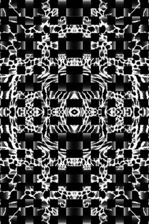 小方块印花华亿平台图片