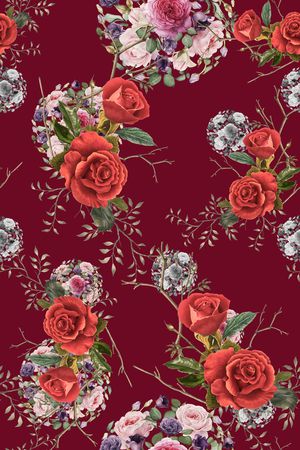 酒红印花华亿平台图片