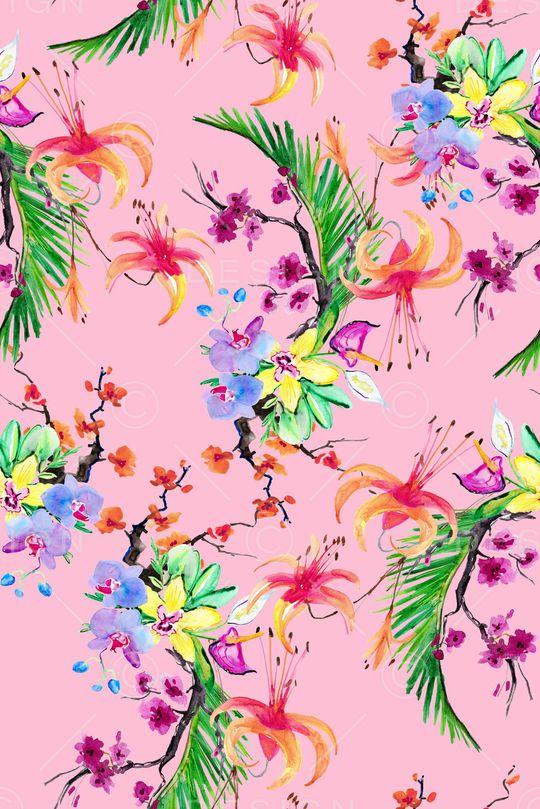 手绘印花华亿平台图片