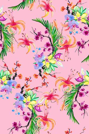 手绘印花华亿平台图片