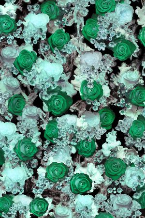 玫瑰印花华亿平台图片