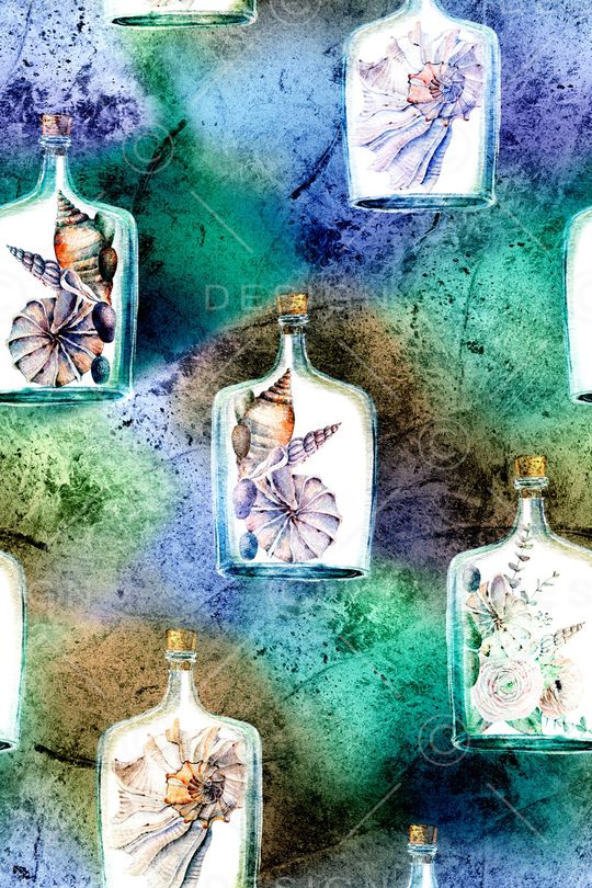 酒瓶印花华亿平台图片