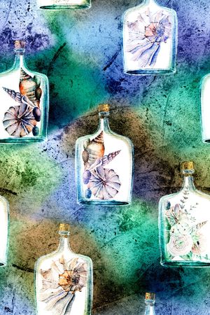 酒瓶印花华亿平台图片