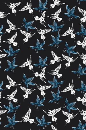 水墨印花华亿平台图片